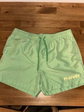 Men’s Playboy Green Swim Shorts